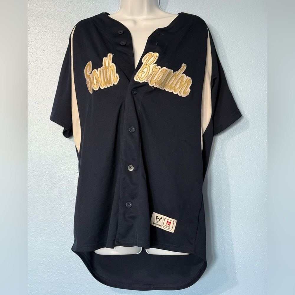 Vintage-Style Baseball Jersey – Classic Button-Up